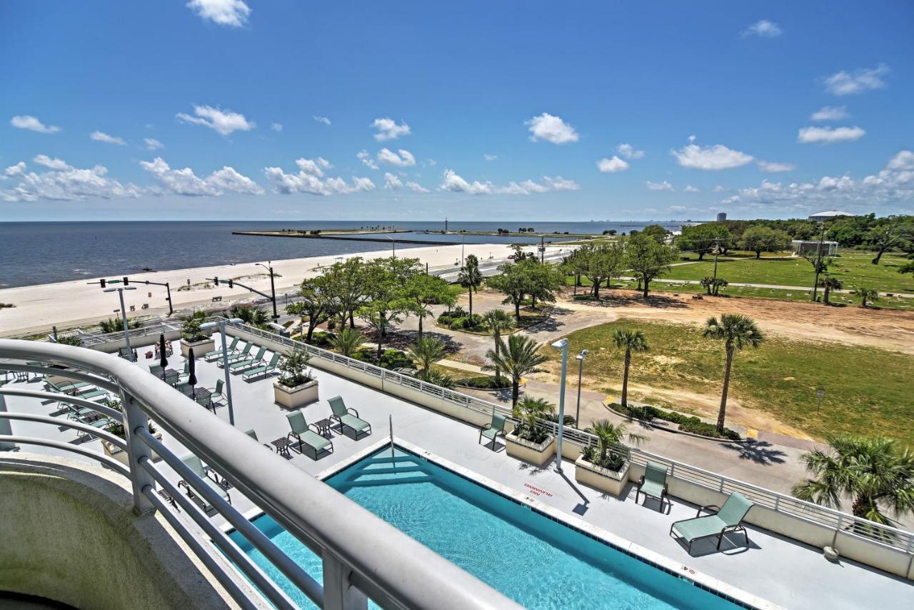 Beachside Biloxi Club Condo Balcony With Ocean View Экстерьер фото